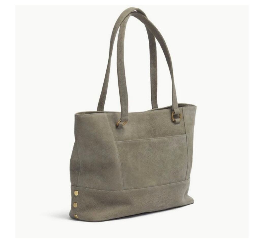 HAMMITT HERITAGE XXL SUEDE GRAY ADDIE TOTE BAG